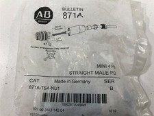 Allen Bradley 871A-TS4-NU1 Mini 4 Pin Straight Male PG9