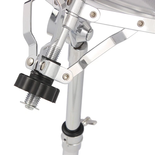 Professional Chrome Plated Dumb Snare Drum Stand Tripod Silver Standard US - Picture 6 of 12