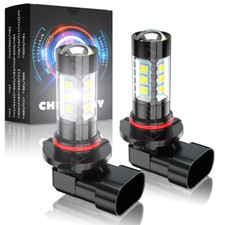 Fog Lights For Ford F150 2002 - 2016 Super Bright 80W LED Bulbs H10 9145 PAIR 
