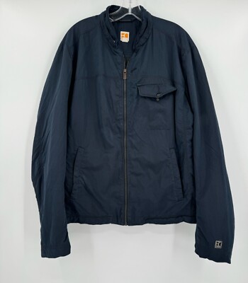 Boss Orange Hugo Boss Mens Blue Quilted Jacket Sz 46R