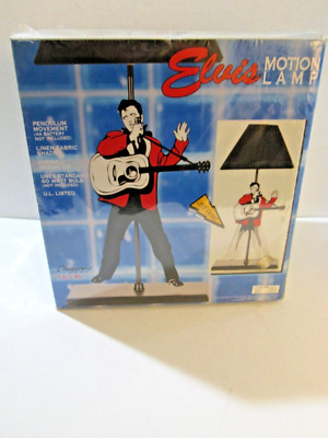 Elvis NIB Motion Lamp 1995 Cheyenne Lamps 23  Pendulum Movement Swinging Legs