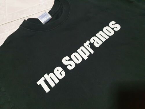 Vintage T-shirt Y2k Bada Bing Strip Club The Sopranos Promo HBO Show Sz XL