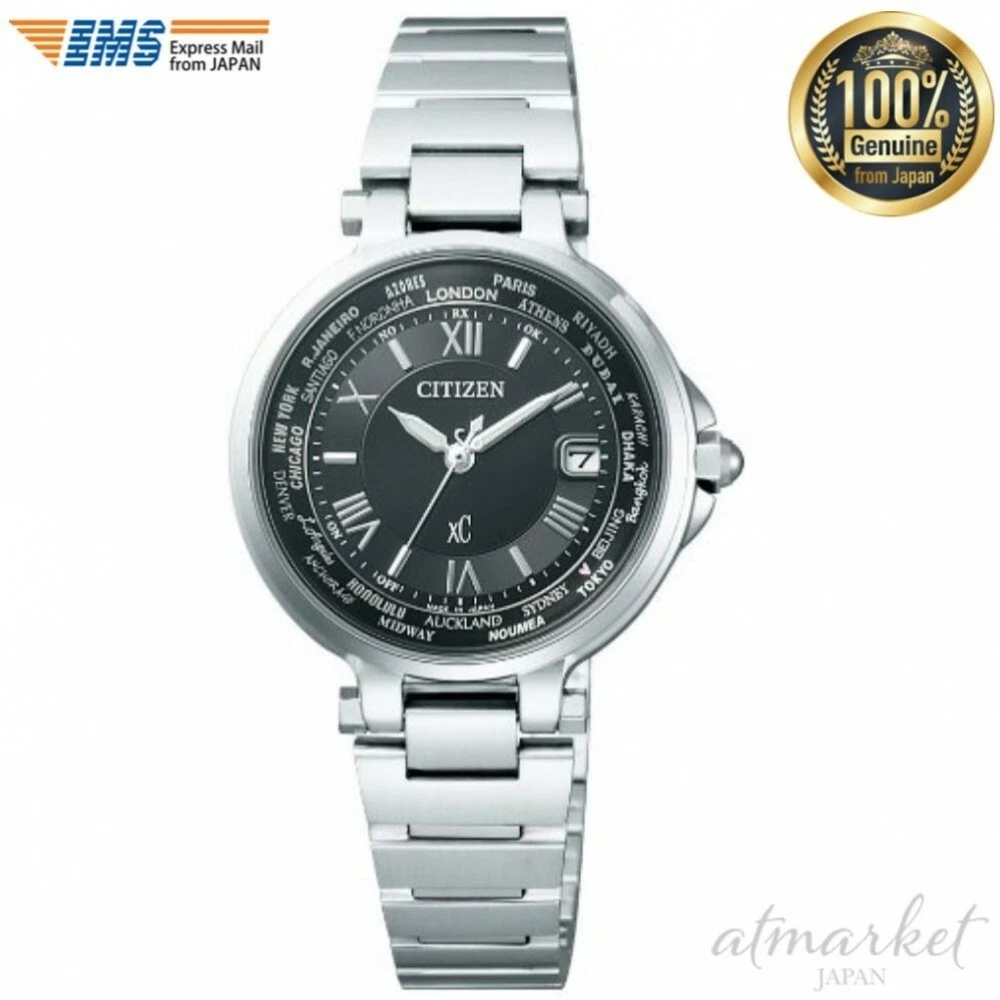 CITIZEN EC1010-57F Watch xC Eco Drive Radio Happy Flight Pair