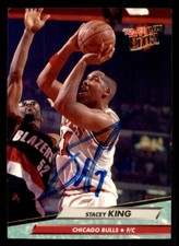 1992 Fleer Ultra Basketball #28 Stacey King Signed Autograph (no COA)