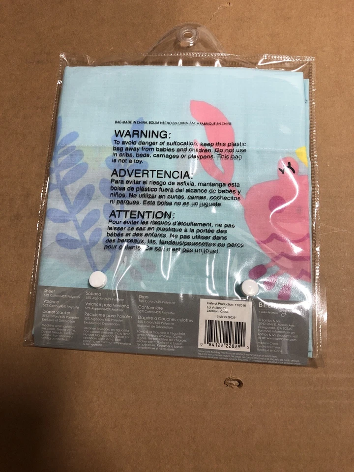 Cenefa de ventana Bedtime Originals Sugar Reef Collection Foto 3 de 3