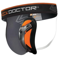 Shock Doctor Adult Ultra Pro Supporter with Ultra Carbon FlexCup - Gray