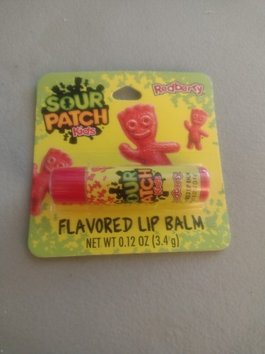 Lot of 2 Sour Patch Kids Lip Balms - Redberry and Blue Raspberry - Picture 2 of 4