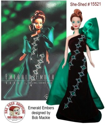 Emerald Embers Barbie Vintage 1997 Jewel Essence Barbie 15521