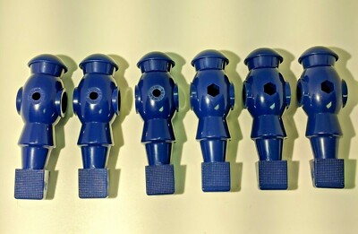 Dynamo Foosball men- Set of 6 Blue-  counterbalanced