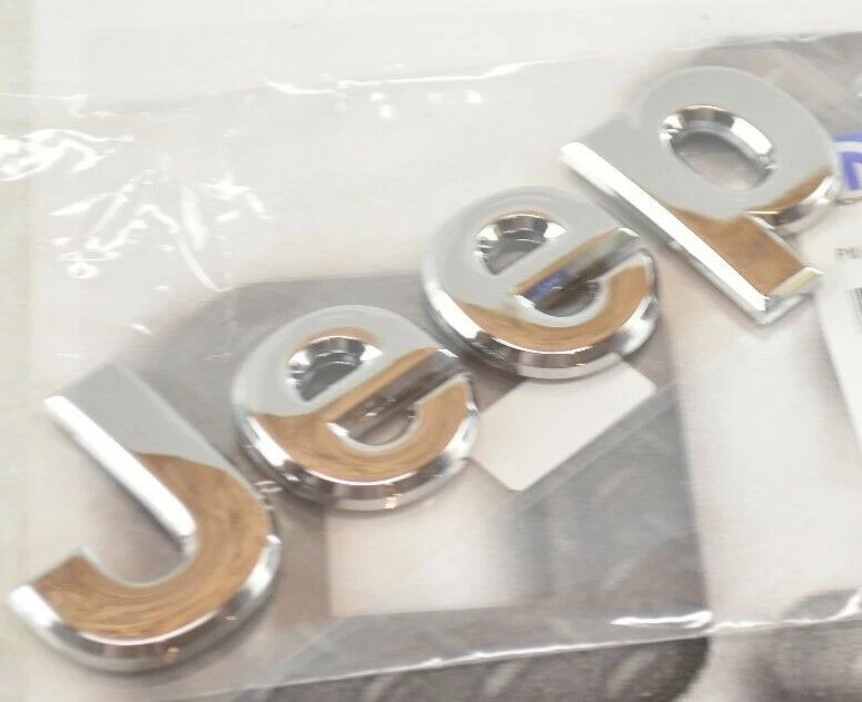 Jeep Compass Grand Cherokee Patriot Liberty капот табличка с эмблемой хром новый OEM - Изображение 3 из 3