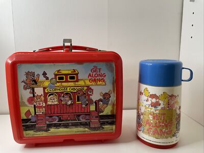 Vintage 1983 Get Along Gang Plastic Lunch Box - W/ Thermos! | eBay