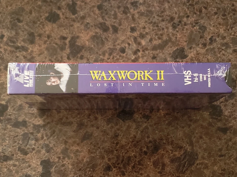 BRAND NEW Waxwork II 2 (VHS, 1991) Zach Galligan RARE Sealed OOP Watermarks - Image 4 of 4