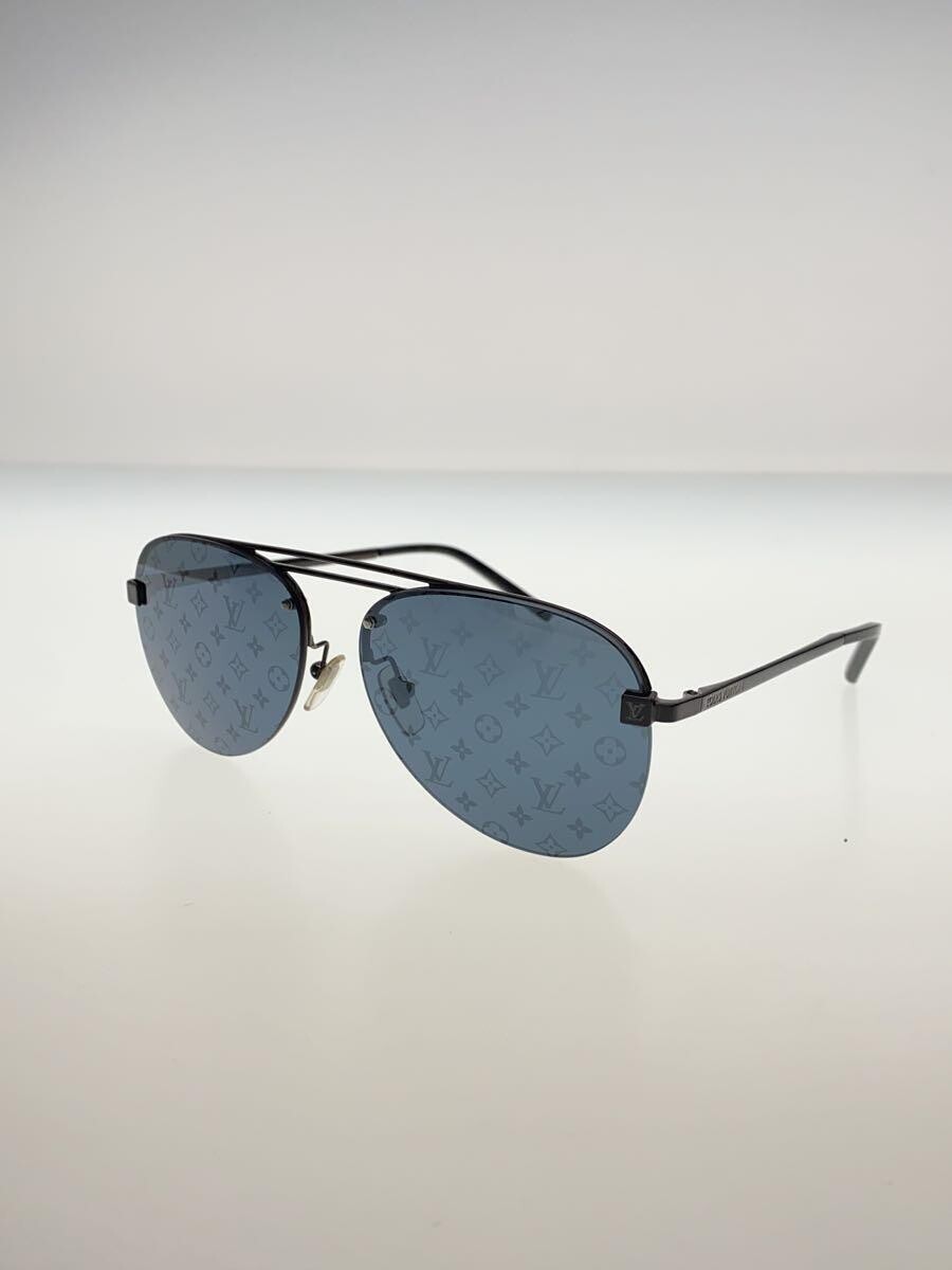 LOUIS VUITTON Z1019E Monogram Clockwise Pilot Sunglasses Black
