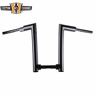 Gloss Black 2'' 16  Rise Hulkz Handlebar Fit For Harley Softail Sportster XL Dyna