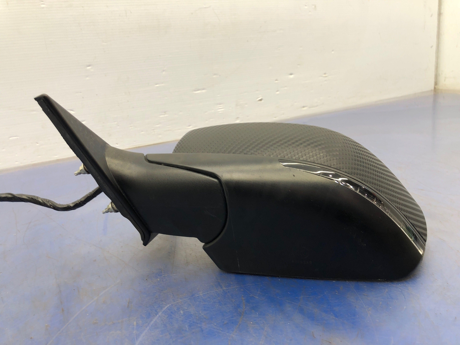 14 - 17 MASERATI GHIBLI M157 LEFT FRONT DOOR MIRROR W/ HEAT | CARBON FIBER WRAP