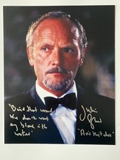 JULIAN GLOVER In Person Signed Autograph 20x25cm James Bond