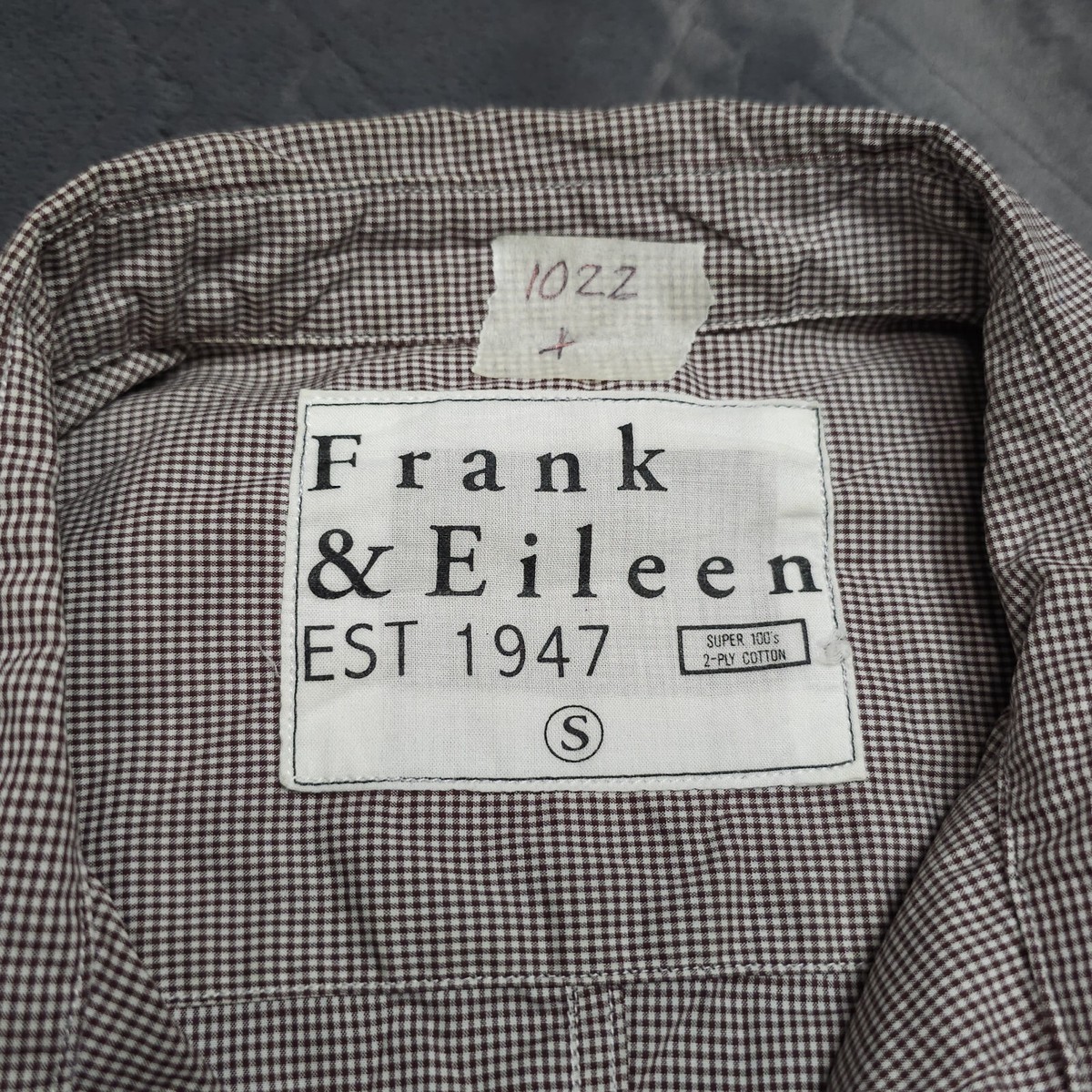Frank & Eileen SUPER 100’s 2-PLY COTTON Frank & Eileen Shirt Womens S Blue Shirley Super 100s 2-Ply