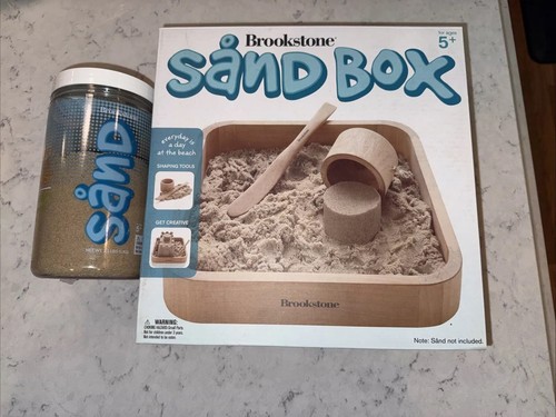 Brookstone Sand Box, Molds, & Sand
