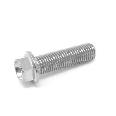M10x55 Flanschbolzen 1.25 Steigung Titan Flanschbolzen M10x55 Mm – Sechskantkopf, Steigung 1,25, Für Motorsport & Fahrrad Edelstahl Flachstahl 10 Mm