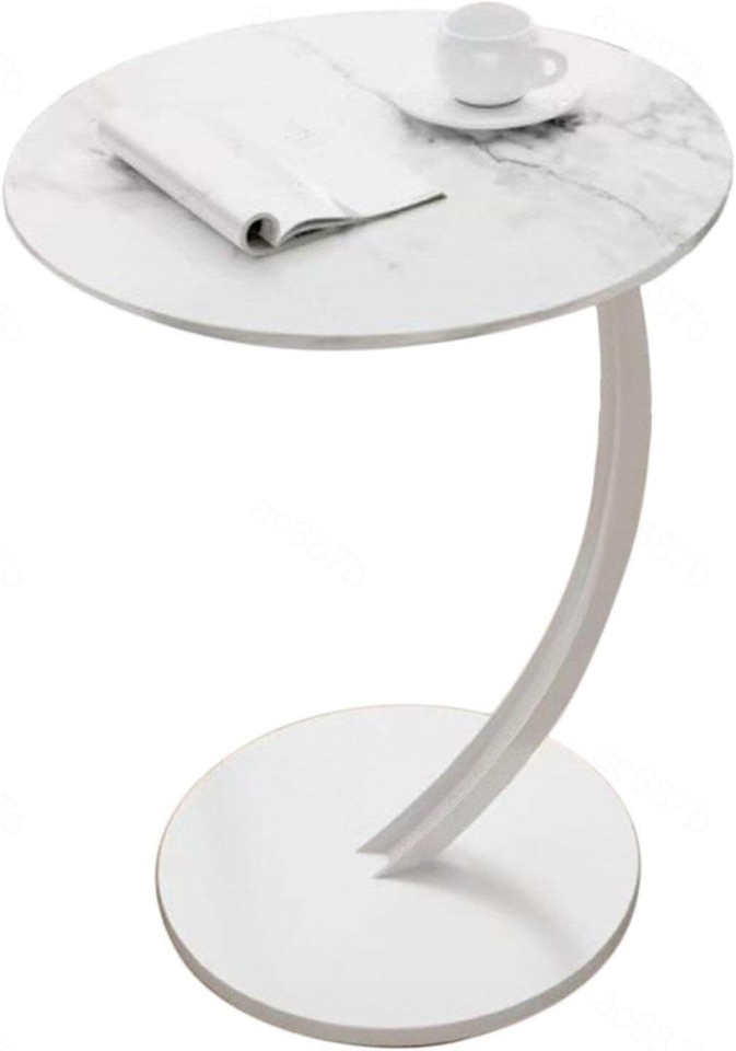 Side Table C Shaped for Sofa Coffee End Tables for Living Room Bedside Tables | eBay