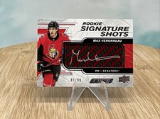 2019-20 Engrained ROOKIE SIGNATURE SHOTS Autograph MAX VERONNEAU Auto 01/99 NHL