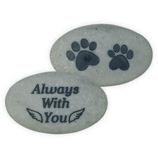 Pet Memorial Pocket Stone Paw Prints Always with You 49883
