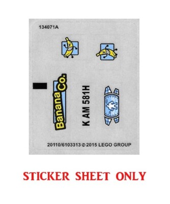 LEGO 76026 - Super Heroes - Gorilla Grodd Goes Bananas - STICKER