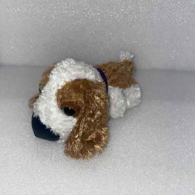 The Dog Artlist Collection Stofftier Plüschtier kleiner 14 cm Spaniel mit blauem Halsband H4