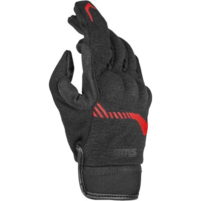 Motorrad Handschuhe M - GMS Jet-City - Sommer Touring schwarz-rot