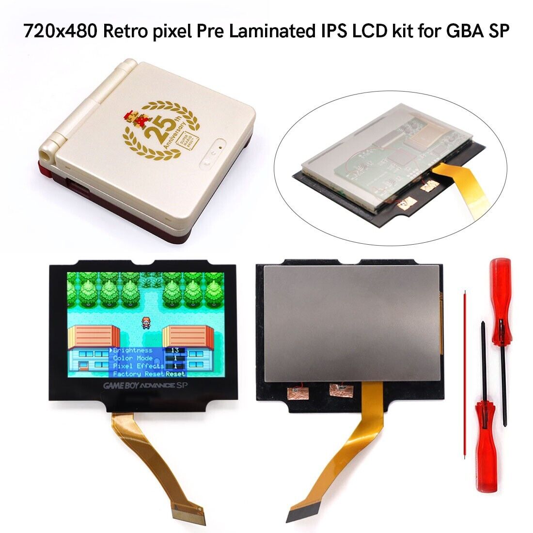 Buy Repairs Game Boy Advance SP IPS Backlit Screen Installation Service