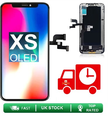 Für iPhone Xs OLED AMOLED Touchscreen Display Baugruppe Ersatz Schwarz UK