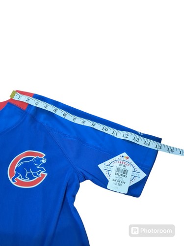 Majestic Cool Base Chicago Cubs Baseball MLB Shirt Mens Small Blue Red NWT - Picture 6 of 11