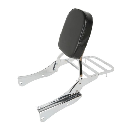 Backrest Sissy Bar Luggage Rack Fit For  Honda Shadow Spirit VT750DC 01-03 05-07 - Picture 1 of 7