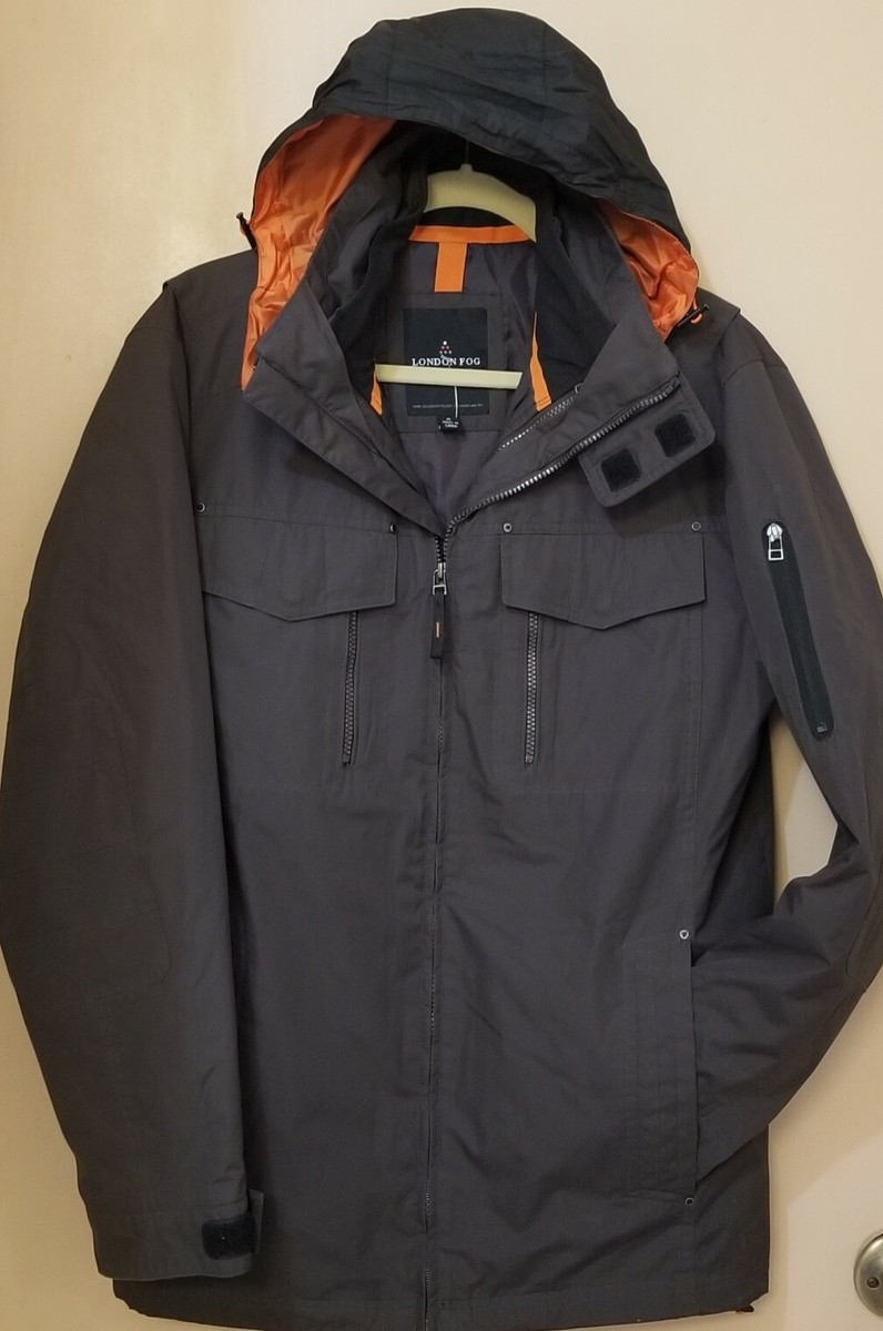 スキー London Fog Down jacket Girls Zip-Front Hooded Mid Cinch Puffer | Puffer Jacket