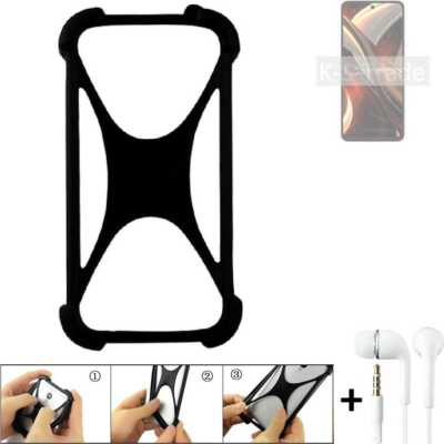 Schutzring für UMIDIGI A13 Pro Max 5G Silikoncase + headphones Softcase Bumper 