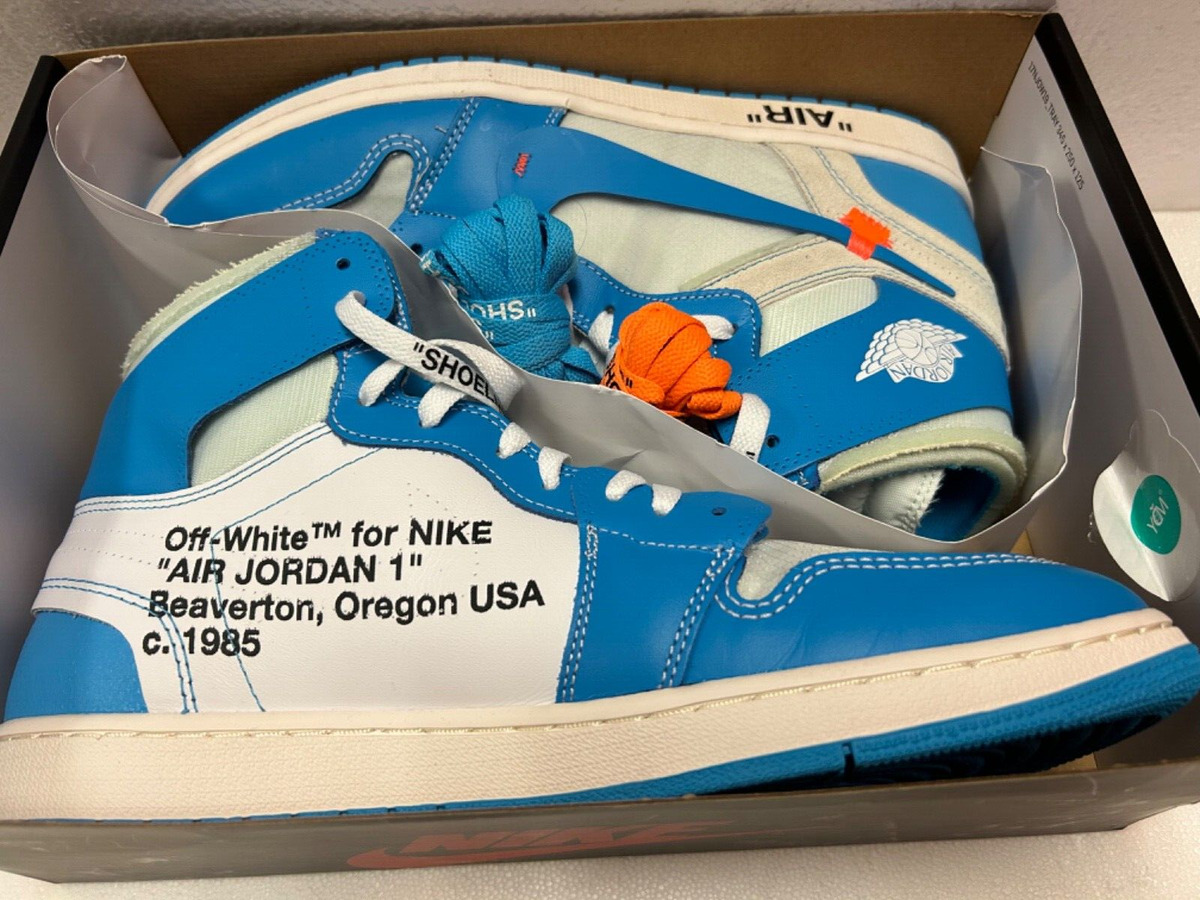 Off-White x Air Jordan I | Light Blue Sail