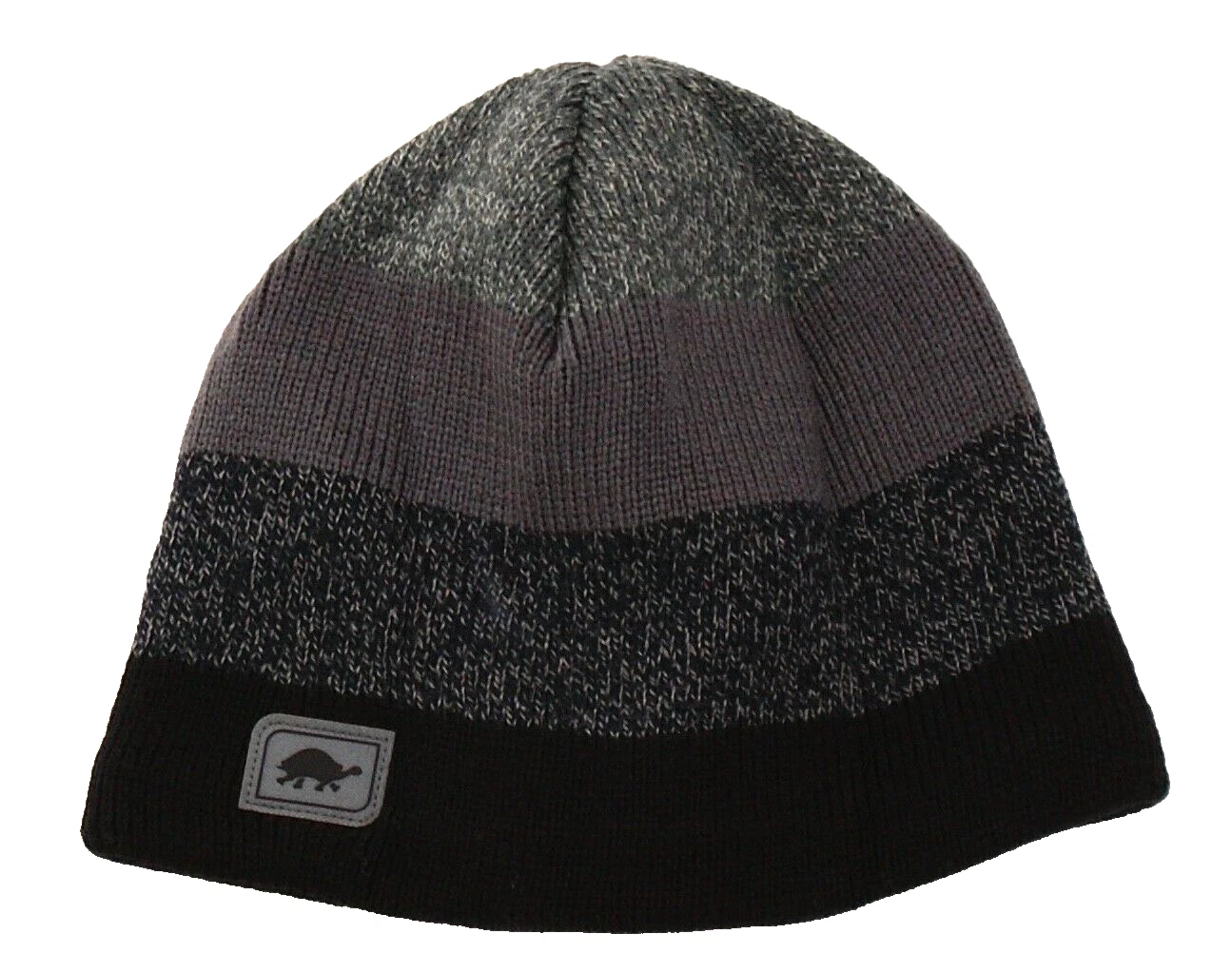 Turtle Fur Youth Boy's 7-12 Gray Knit Ragg Wool Beanie Fleece Lining