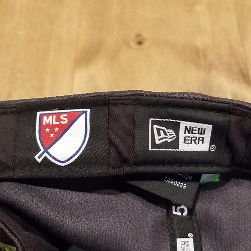 Seattle Sounders Hat Cap New Era Size 7 Fitted Gray 59Fifty Soccer MLS - Picture 8 of 10