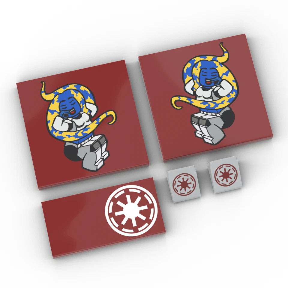 Upgrade-Kit (Custom Print) für LEGO® Star Wars 75354 Gunship™