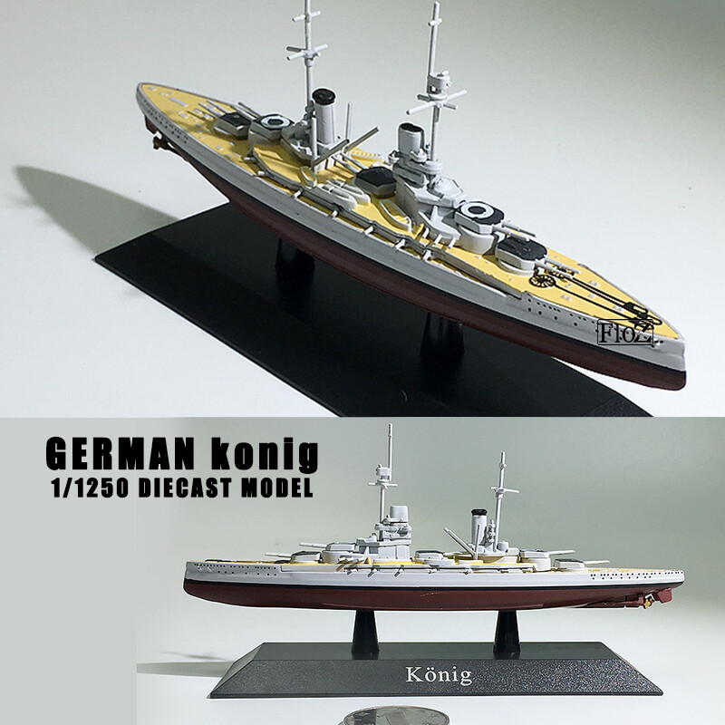 GERMAN konig 1/1250 diecast model ship deagostini