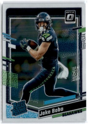2023 Optic Rated Rookie RC Jake Bobo #288 Seahawks