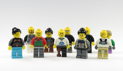 LEGO  10 Figuren Männer Junge Mann Figur City Boy Man Ersatzteil Neu (45)