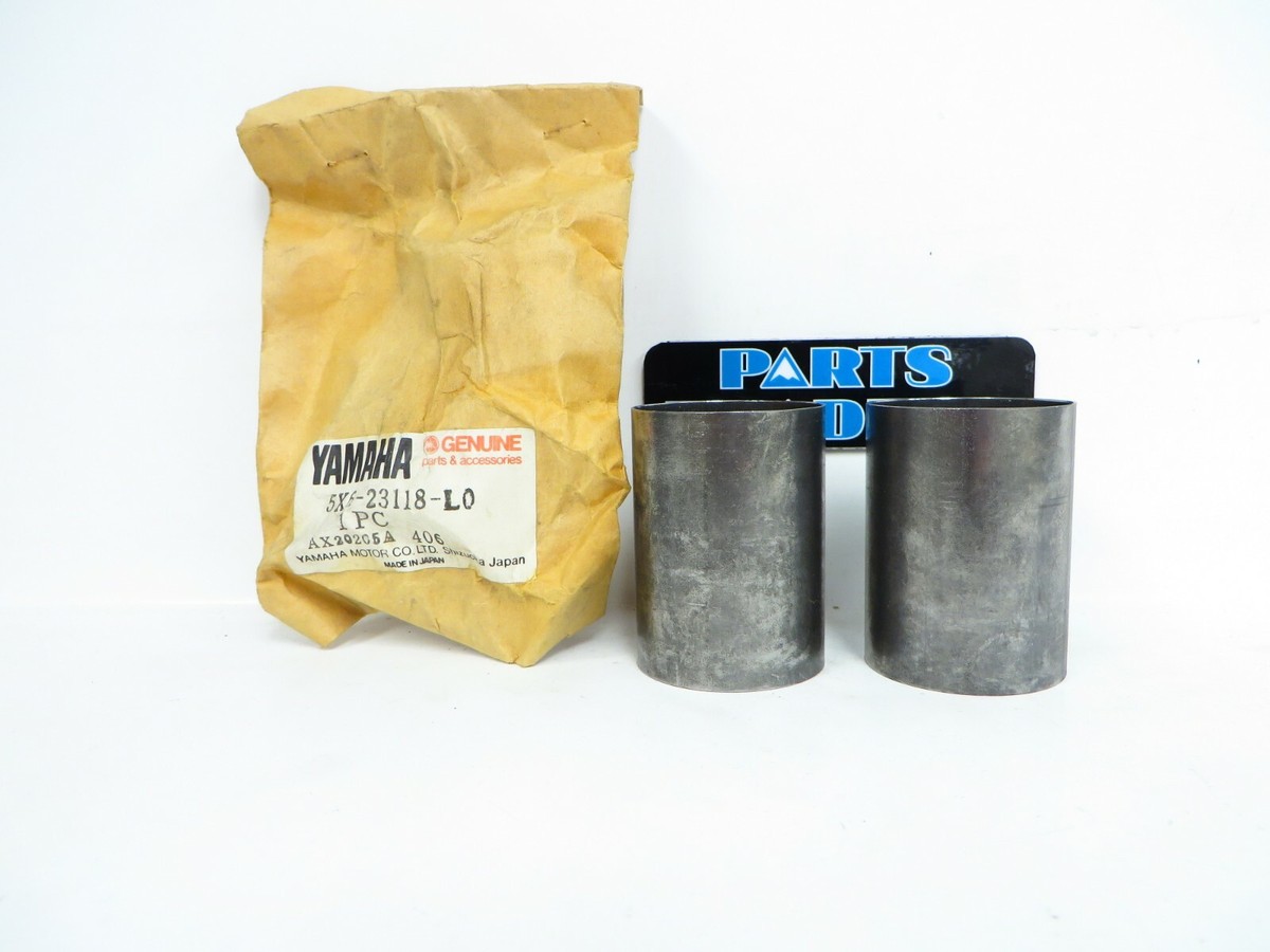 NOS Genuine Yamaha Front Fork Spring Spacer Set 2 YZ125 YZ250