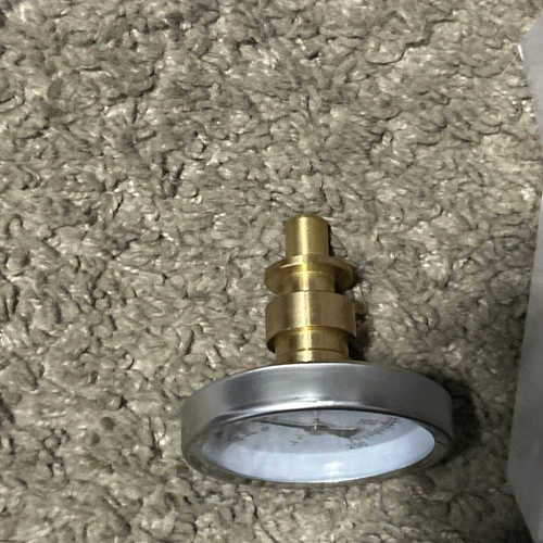 Jones Stephens 2 1/2" Dial Thermometer - 3/4" Sweat Connection 30-250 Degree - Picture 3 of 4