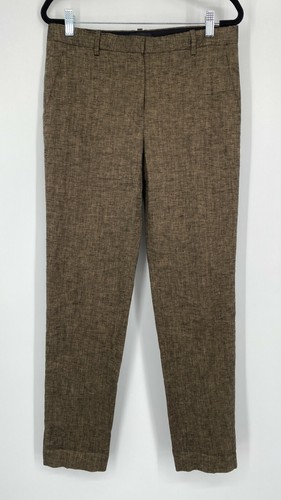 Theory Tailored Textured Linen Trouser 