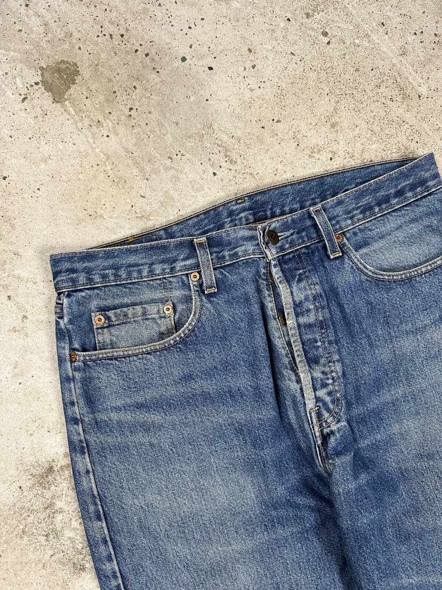 Vintage 1999 Levi's 628 02 Orange Tab Denim Pants rare jeans 90s