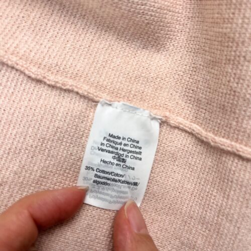 J Crew Juliette Collarless Sweater Blazer Size M Blush Pink Open Front Cardigan - Picture 5 of 7
