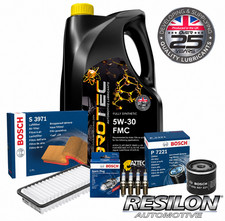 Service Kit for TOYOTA YARIS 1.0 VVTi Petrol – Bosch Oil Air Filters 4 Plugs Oil