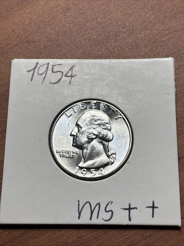 1954 Mint Silver Washington Quarter Uncirculated