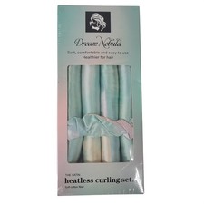 Dream Nebula Heatless Hair Curlers Set Satin Soft Cotton Fiber Sleep Rollers